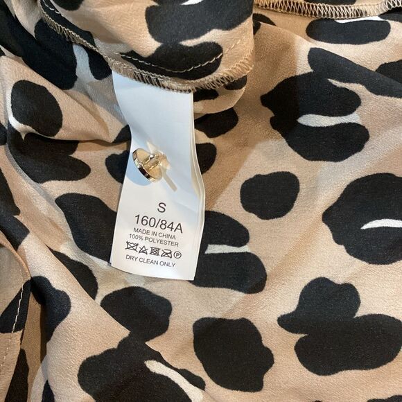 Kate Spade Forest Feline Tie-neck Top Blouse Small - Picture 13 of 15